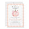 Pink Orange Little Pumpkin Baby Girl Shower