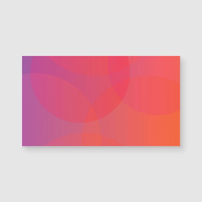 Pink, orange, modern, simple, cool, trendy art (Front)
