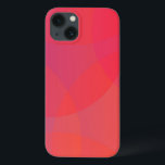 Pink, orange, modern, simple, cool, trendy art iPhone 13 case<br><div class="desc">Cool,  unique,  trendy,  urban abstract background art made with circles in trendy gradient colours of orange,  pink and red. Modern,  simple,  trendy vector art graphic design artwork.</div>