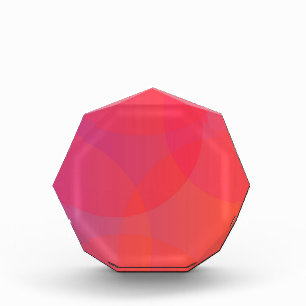 Pink, orange, modern, simple, cool, trendy art photo block