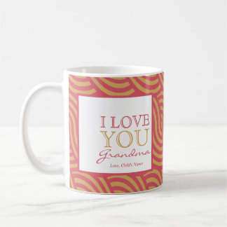 Pink & Orange Swirl Mug $15.95