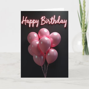Pink Orb Celebration Card