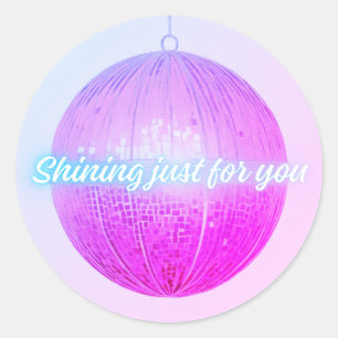 Pink Orb – Taylor‑Inspired Dream Pop Concept Classic Round Sticker