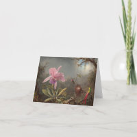 Pink Orchid Botanical Painting
