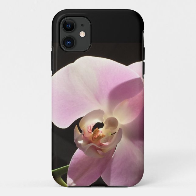 Pink Orchid Case Cell Phone Cover iPhone Floral (Back)