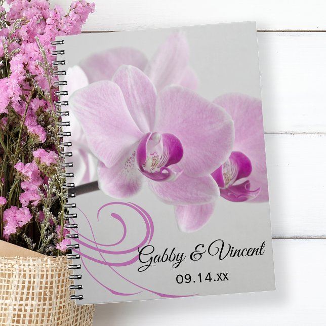 Pink Orchid Elegance Wedding Notebook (Creator Uploaded)