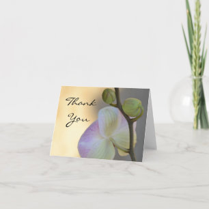 Pink Orchid Expression Thank You Card