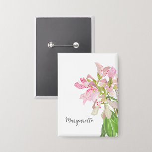 Pink Orchid Floral Design – Elegant Botanical Art