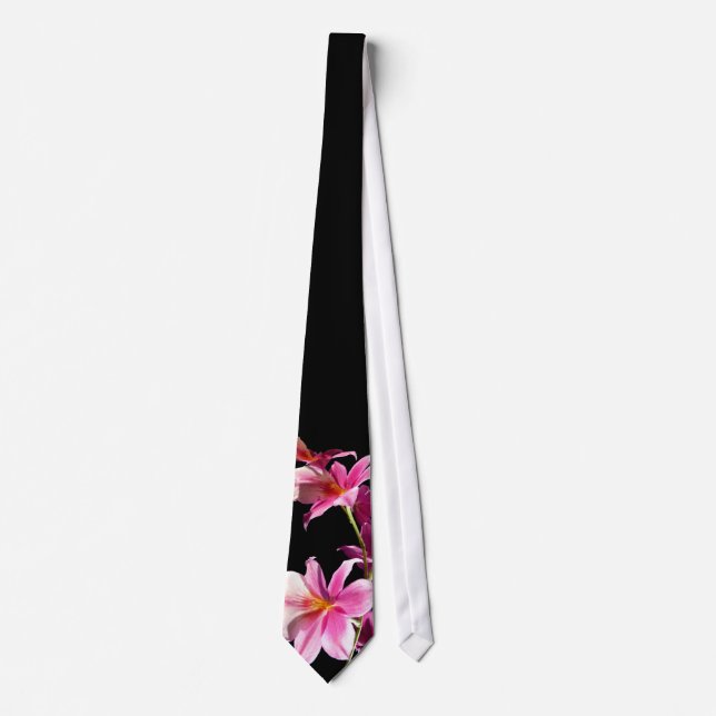 Pink Orchid. Tie (Front)