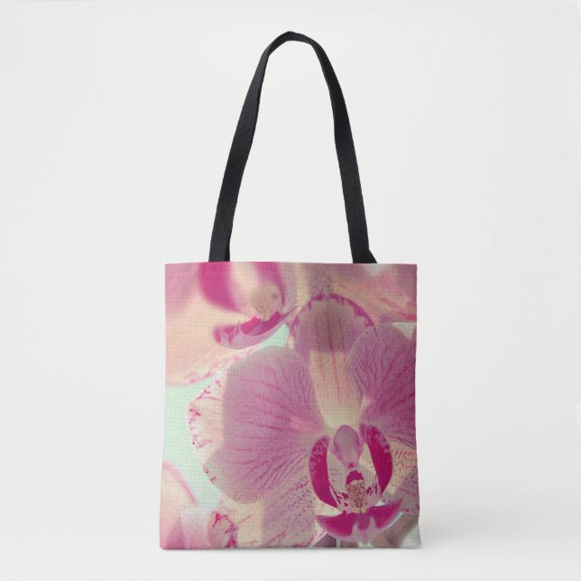 Pink Orchid Tote Bag (Front)