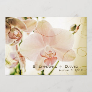 Pink Orchid • Wedding Invitation