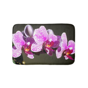 Pink Orchids Bath Mat