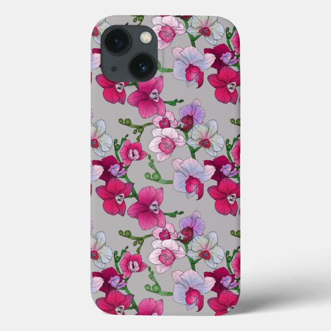 Pink Orchids In Bloom Case-Mate iPhone Case (Back)