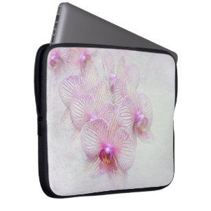 Pink Orchids  Laptop Sleeve
