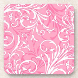 Pink Ornamental Coasters
