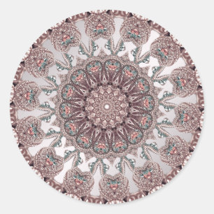 Pink Ornamental Sticker