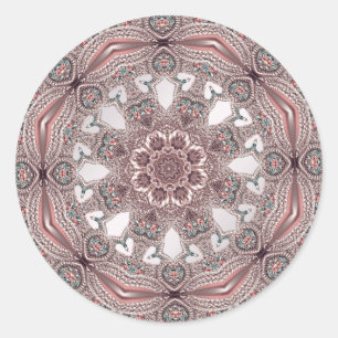 Pink Ornamental Sticker