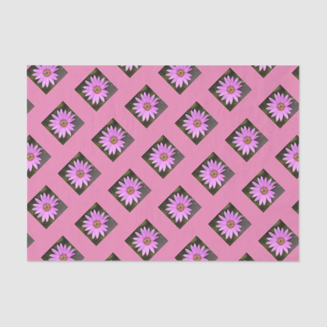 Pink Osteospermum Tissue Paper (Front)