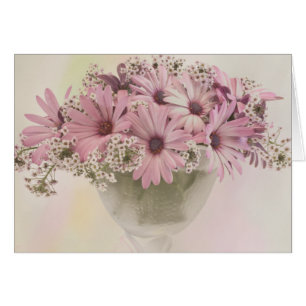 Pink Osteospernum Card