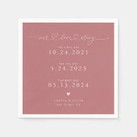Pink Our Love Story Script Hearts Wedding