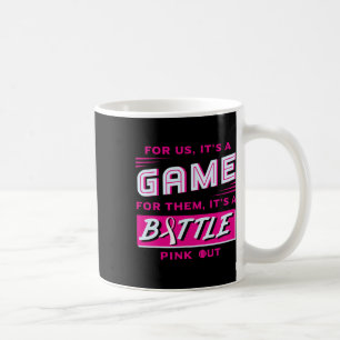 Pink Out Breast Cancer Softbyll Byll Pink Ribbon M Coffee Mug