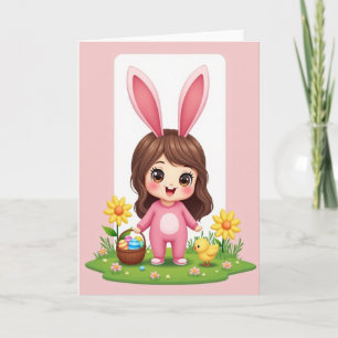 Pink Outfit Joy Pattern Card