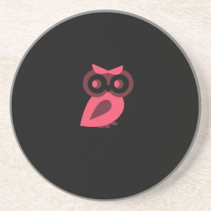 Pink Owl Coaster
