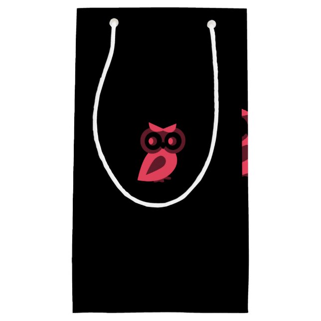 Pink Owl Gift Bag (Front)