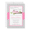Pink Owl Grey Chevron Girl Baby Shower