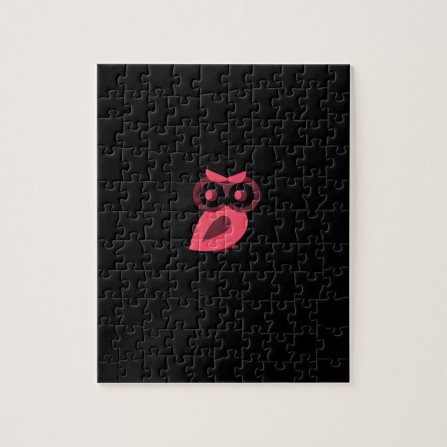 Pink Owl Puzzle (Vertical)