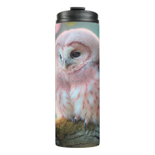 Pink Owl Thermal Tumbler