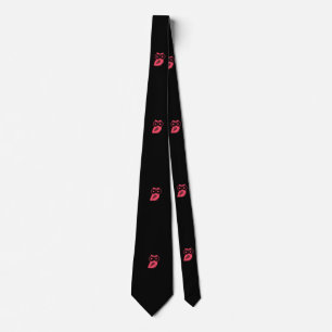 Pink Owl Tie
