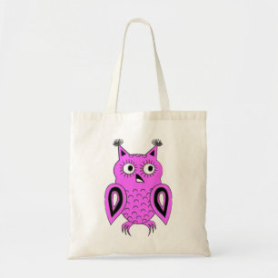 Pink Owl Tote Bag