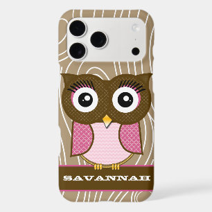 Pink Owl Wood Grain Farmhouse Choose Colours