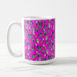 Pink Owls Pattern, Coffee Mug