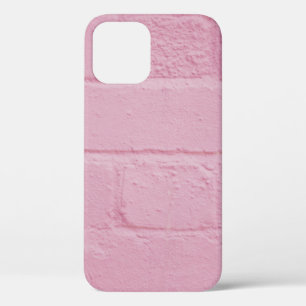 PINK PAINTED BRICK WALL iPhone 12 CASE