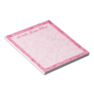 Pink Paisley Notepad