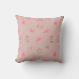 Pink Paisley Pattern Cushion