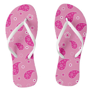Pink Paisley Thongs