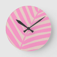 Pink Palm Leaf