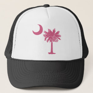Pink Palmetto Moon Trucker Hat