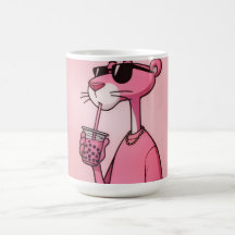 Pink Panther Aesthetic Coffee Mug – Bold & Cute De