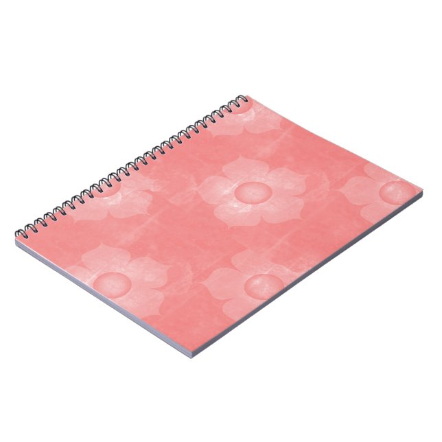 Pink Paper Flowers Notebook (Left Side)
