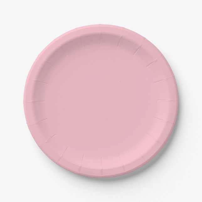 Pink Paper Plates (Front)