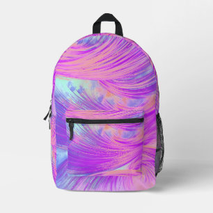 Pink Parade  Printed Backpack