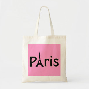 Pink Paris, France - Eiffel Tower Tote Bag