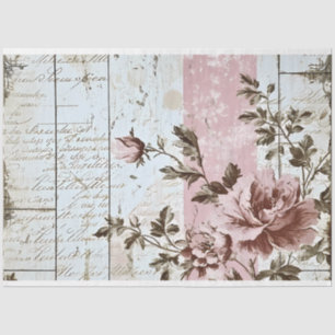 Pink Paris Pattern Tissue Paper