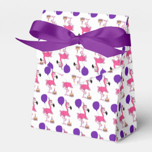 Pink Party Flamingo Tent Favour Box