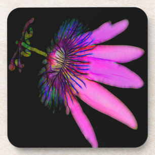 Pink Passion Flower Coaster