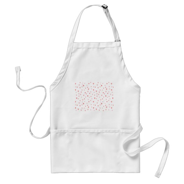 PINK PASSION HEARTS STANDARD APRON (Front)